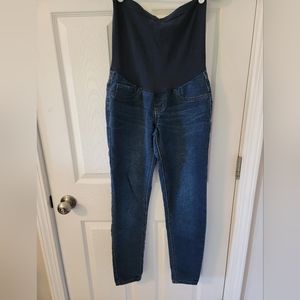Small Indigo Blue Maternity Pants